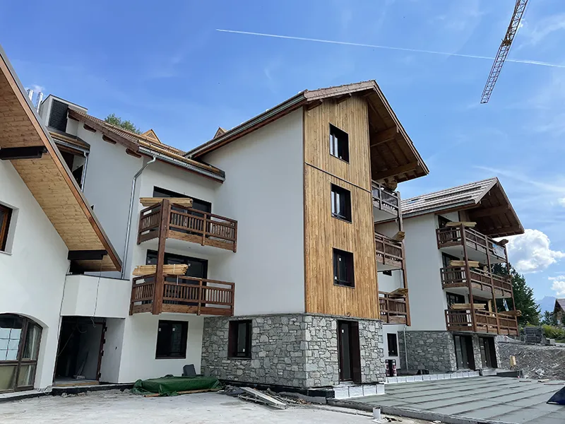 Travaux de rehabilitation de chalet