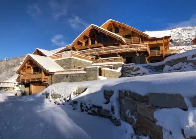Chalet E. vue d'en bas